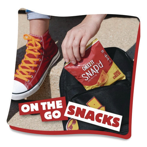 Image of Sunshine® Cheez-It Snap'd Crackers, Double Cheese, 2.2 Oz Pouch, 6/pack