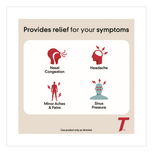 Image of Tylenol® Sinus Severe Acetaminophen Daytime Pain Reliever Caplet, 2 Caplets/Packet, 30 Packets/Box