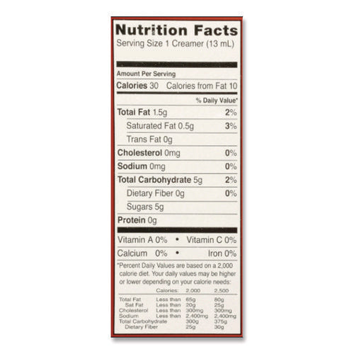 Image of International Delight® Flavored Liquid Non-Dairy Coffee Creamer, Hazelnut, 0.44 oz Mini Cups, 48/Box