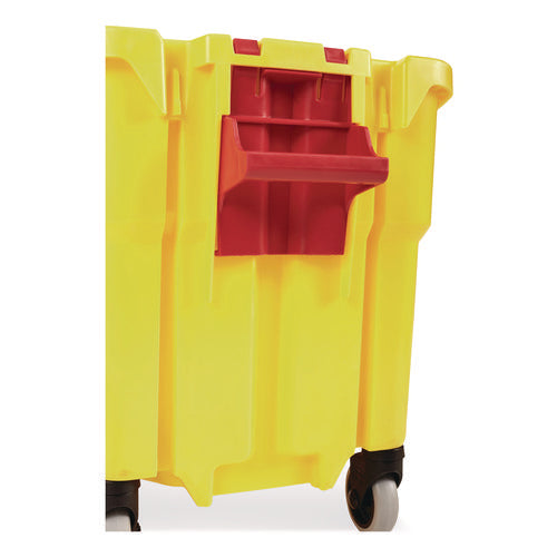 Image of Rubbermaid® Commercial Wavebrake 2.0 Bucket, 8.75 Gal, Plastic, Yellow