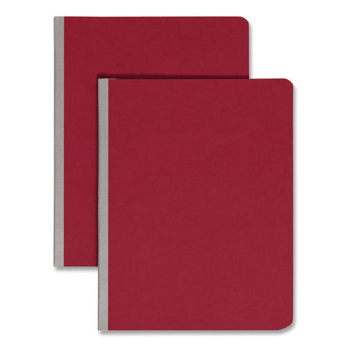 Image of Smead Prong Fastener Pressboard Report Cover, Side Opening, Two-Piece Prong Fastener, 3" Capacity, 8.5 x 11, Bright Red, 25/Box