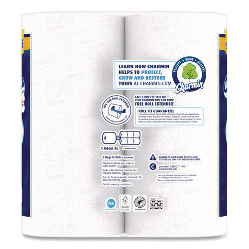 Image of Charmin® Ultra Soft Bathroom Tissue, Septic-Safe, 2-Ply, White, 336 Sheets/Roll, 18 Rolls/Carton