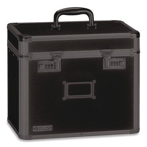 Image of Vaultz® Locking Personal File Tote, Letter, 7.25 X 13.75 X 12.5, Tactical Black