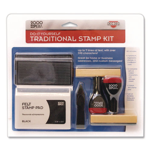 Image of COSCO 2000PLUS® Custom Stamp Kit, Black Ink