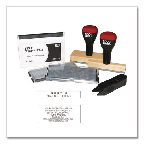 Image of COSCO 2000PLUS® Custom Stamp Kit, Black Ink