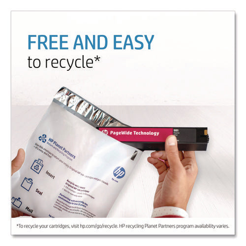 Image of HP HP 981y, (l0r13a) Extra High-Yield Cyan Original Pagewide Cartridge