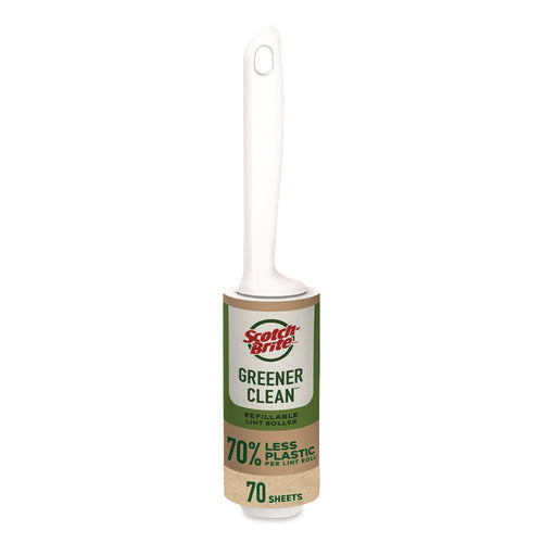 Image of Scotch-Brite Greener Clean Lint Roller, 70 Sheets/Roll