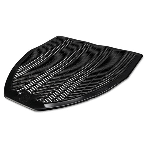Image of Impact® Disposable Urinal Floor Mat, Nonslip, Fresh Blast Scent, 17.5 x 20.38, Black, 6/Carton