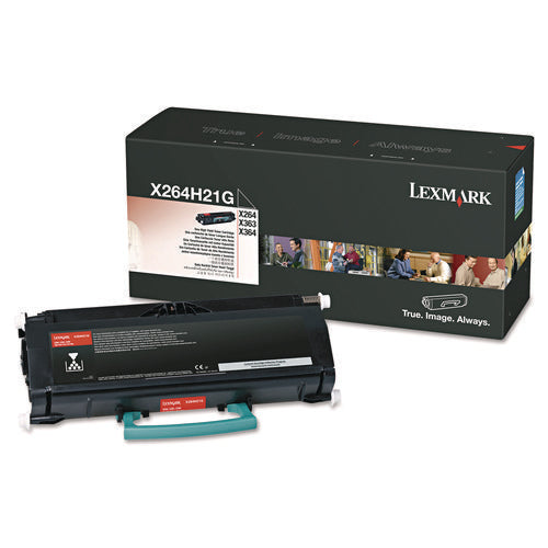 Image of Lexmark X264h21g High-Yield Toner, 9,000 Page-Yield, Black