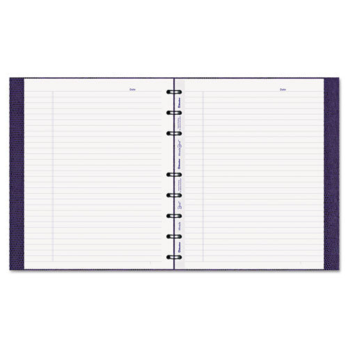 Image of Blueline® MiracleBind Notebook, 1-Subject, Medium/College Rule, Purple Cover, (75) 9.25 x 7.25 Sheets