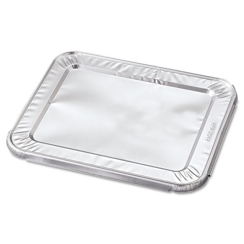 Image of HFA® Steam Pan Foil Lids, Fits Half-Size Pan, 30 Gauge, 12.27 x 10.44, 100/Carton