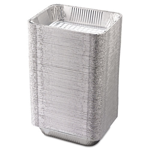 Image of HFA® Aluminum Steam Table Pans, Half-Size Deep, 2.56" Deep, 10.38 x 12.75, 100/Carton