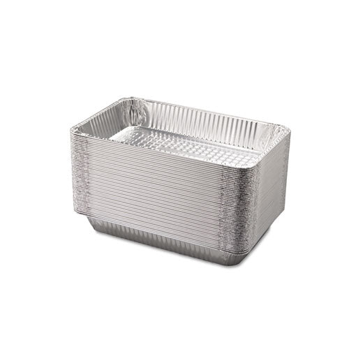 Image of HFA® Aluminum Steam Table Pans, Full-Size Deep, 65 Gauge, 3.19" Deep, 12.19 x 20.75, 50/Carton