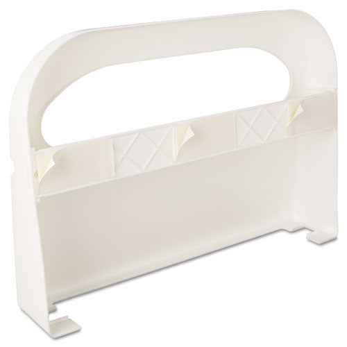 Image of HOSPECO® Health Gards Toilet Seat Cover Dispenser, Half-Fold, 16 X 3.25 X 11.5, White, 2/box