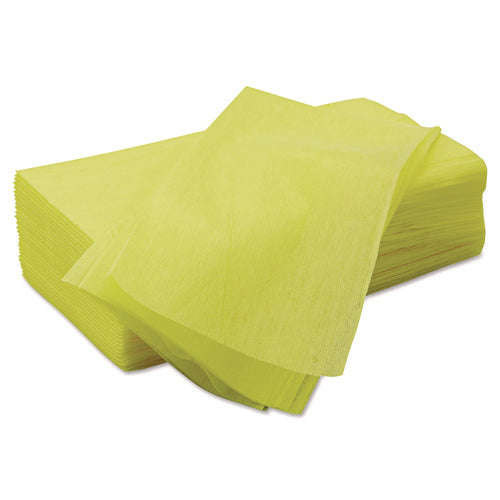 Image of Chix® Masslinn Dust Cloths, 1-Ply, 24 x 24, Unscented, Yellow, 30/Bag, 5 Bags/Carton