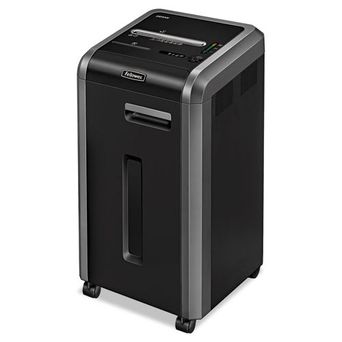Image of Fellowes® Powershred 225mi 100% Jam Proof Micro-Cut Shredder, 16 Manual Sheet Capacity