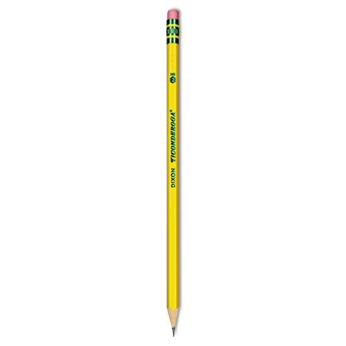Image of Ticonderoga® Pencils, Hb (#2), Black Lead, Yellow Barrel, Dozen
