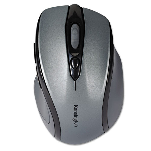 Image of Kensington® Pro Fit Mid-Size Wireless Mouse, 2.4 Ghz Frequency/30 Ft Wireless Range, Right Hand Use, Gray