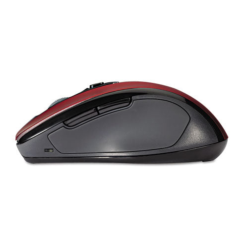 Image of Kensington® Pro Fit Mid-Size Wireless Mouse, 2.4 Ghz Frequency/30 Ft Wireless Range, Right Hand Use, Ruby Red