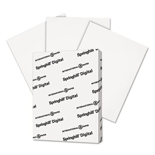 Image of Springhill® Digital Index White Card Stock, 92 Bright, 90 lb Index Weight, 8.5 x 11, White, 250/Pack