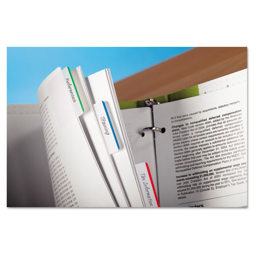 Image of Post-it® Tabs Lined Tabs, 1/5-Cut, Assorted Colors, 2" Wide, 24/Pack