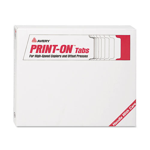 Image of Avery® Customizable Print-On Dividers, Unpunched, For Xerox 5090 Copiers, 5-Tab, 11 x 8.5, White, 30 Sets