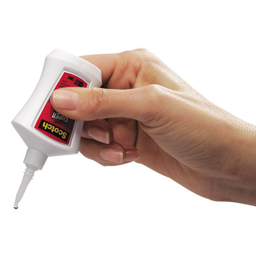 Image of Scotch® Super Glue With Precision Applicator, 0.14 Oz, Dries Clear