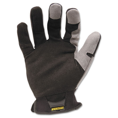 Image of Ironclad Workforce Glove, X-Large, Gray/black, Pair