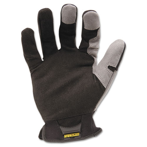 Image of Ironclad Workforce Glove, Large, Gray/black, Pair