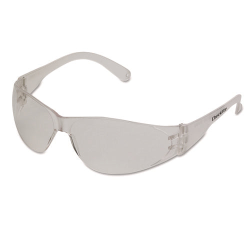 Image of MCR Safety Checklite Scratch-Resistant Safety Glasses, Clear Lens, 12/box