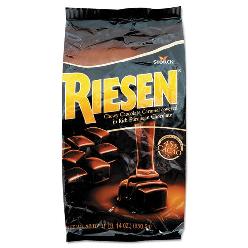 Image of Riesen® Chocolate Caramel Candies, 30 Oz Bag
