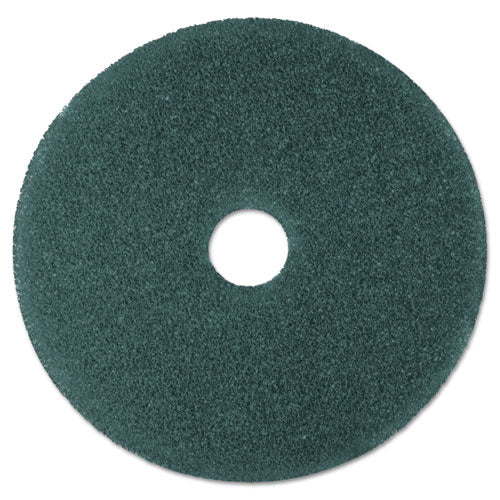 Image of 3M Low-Speed High Productivity Floor Pads 5300, 19" Diameter, Blue, 5/carton
