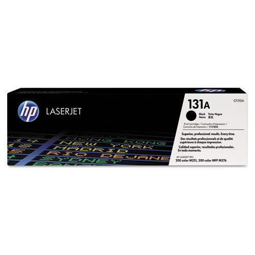 Image of HP HP 131a, (cf210a) Black Original Laserjet Toner Cartridge
