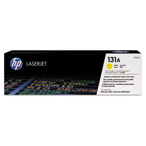 Image of HP HP 131a, (cf212a) Yellow Original Laserjet Toner Cartridge
