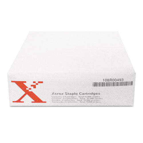 Image of Xerox® 108r00493 Staple Cartridge, 5,000 Staples/cartridge, 3 Cartridges/pack