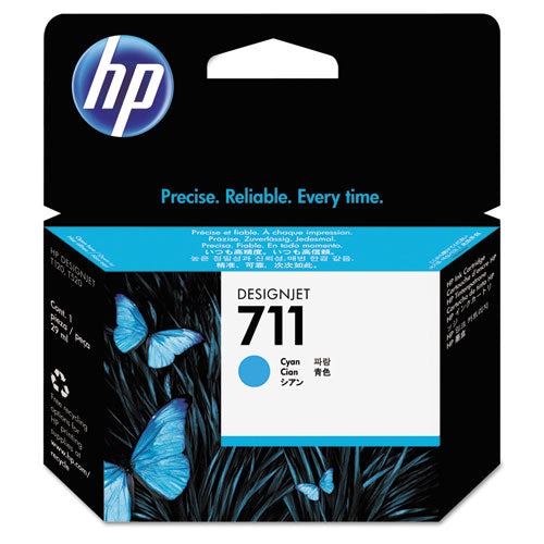 Image of HP HP 711, (cz130a) Cyan Original Ink Cartridge