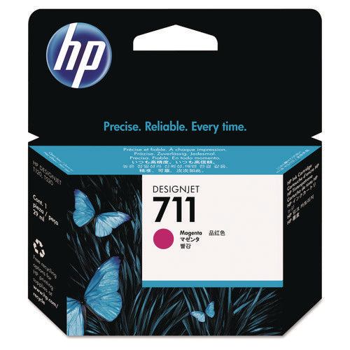 Image of HP HP 711, (cz131a) Magenta Original Ink Cartridge