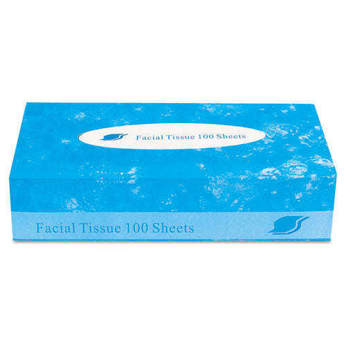 Image of GEN Boxed Facial Tissue, 2-Ply, White, 100 Sheets/Box, 30 Boxes/Carton