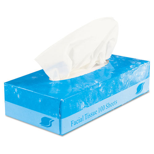 Image of GEN Boxed Facial Tissue, 2-Ply, White, 100 Sheets/Box, 30 Boxes/Carton