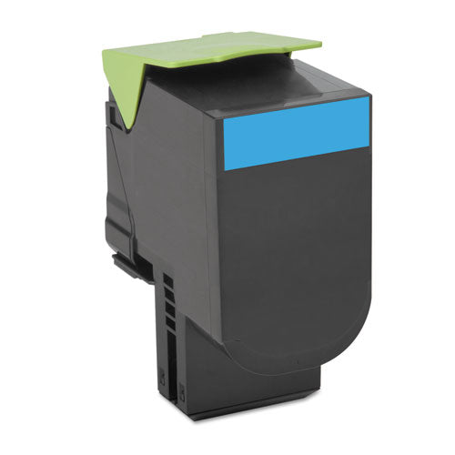 Image of Lexmark 70c1hc0 Return Program High-Yield Toner, 3,000 Page-Yield, Cyan