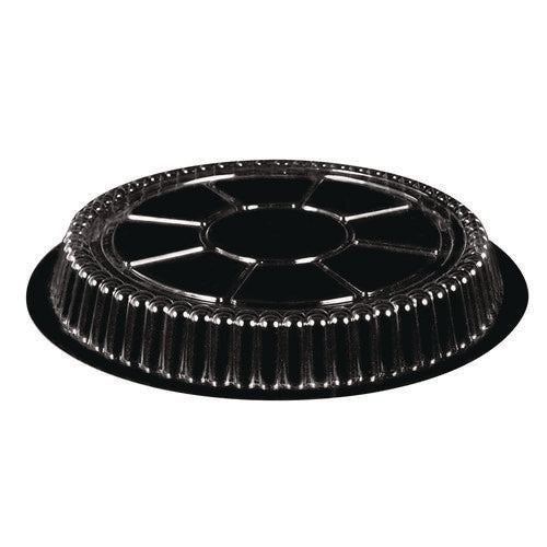 Image of HFA® Plastic Dome Lids, Fits Round Pan 2047, 7" Diameter x 0.88" h, Clear, 500/Carton