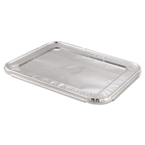 Image of HFA® Steam Pan Foil Lids, Fits Half-Size Pan, 25 Gauge, 12.81 x 10.44, 100/Carton