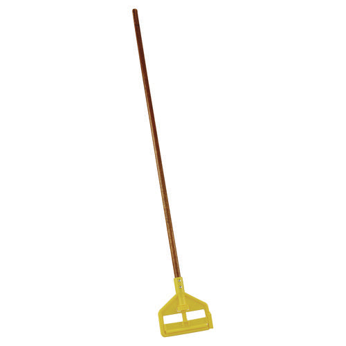Image of Rubbermaid® Commercial Invader Wood Side-Gate Wet-Mop Handle, 54", Natural/yellow