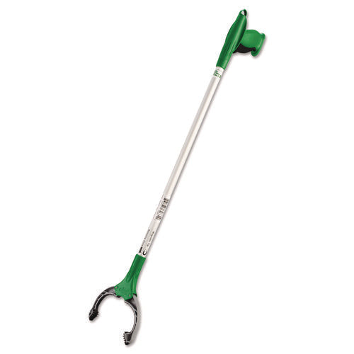 Image of Unger® Nifty Nabber Trigger-Grip Extension Arm, 32", Aluminum/green