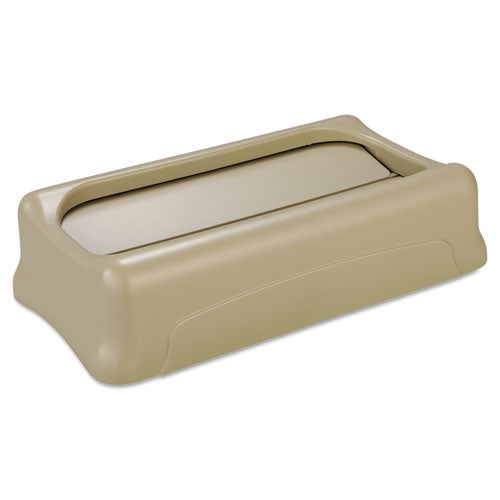Image of Rubbermaid® Commercial Slim Jim Swing Lid, 11.38w X 20.5d X 5h, Beige