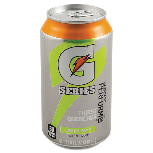 Image of Gatorade® Thirst Quencher Can, Lemon-Lime, 11.6oz Can, 24/carton