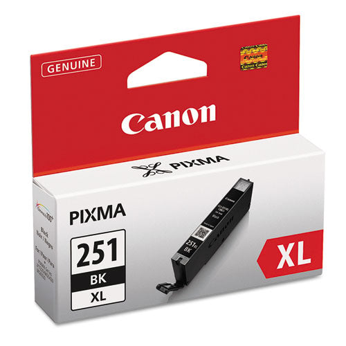 Image of Canon® 6448b001 (cli-251xl) Chromalife100+ High-Yield Ink, 5,530 Page-Yield, Black
