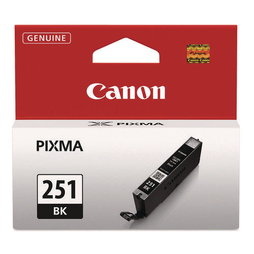 Image of Canon® 6513b001 (cli-251) Chromalife100+ Ink, 1,105 Page-Yield, Black