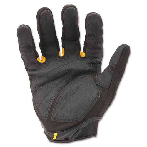 Image of Ironclad Superduty Gloves, X-Large, Black/yellow, 1 Pair