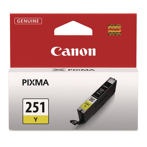 Image of Canon® 6516b001 (cli-251) Chromalife100+ Ink, 330 Page-Yield, Yellow